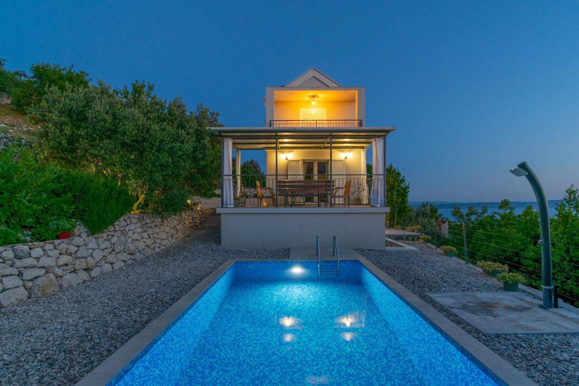 Villa With Sea View Podgora Exteriör bild