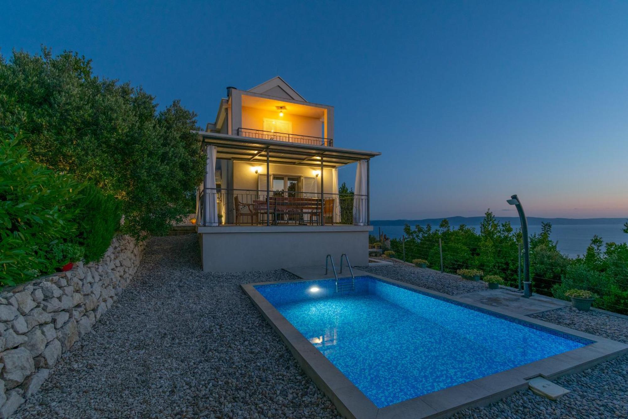 Villa With Sea View Podgora Exteriör bild